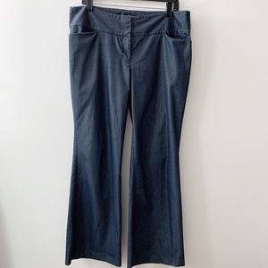 Denim Dress Pants